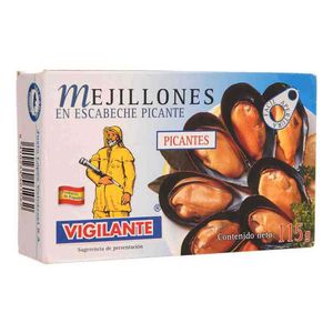 Mejillones Vigilante Picante 115 G