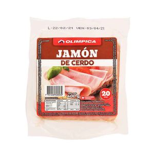 Jamón de Cerdo Olimpica 400 G X20 Unds