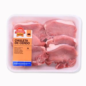 Chuleta de Cerdo Olimpica sin Piel Bandeja