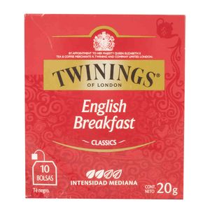 Té Twinings English Breakfast 20 G