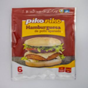 Hambuguesa de Pollo Piko Riko 500 G X6 Unds