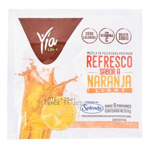 Refresco Yia Life Instantáneo Naranja 7 G