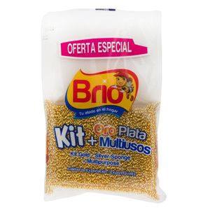 Kit Brio Esponja Oro Plata + Multiuso Precio Especial