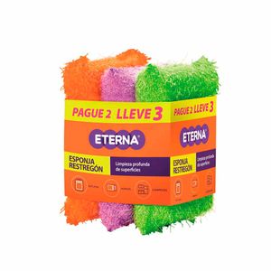 Esponja Eterna Restregón 3X2 Unds Oferta