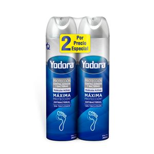 Talco Yodora Antibacterial Spray 260 Ml X2 Unds