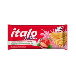 Galleta Italo Wafers Fresa 117 G