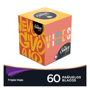 Pañuelo Facial Suave Cubo Triple Hoja X60 Unds