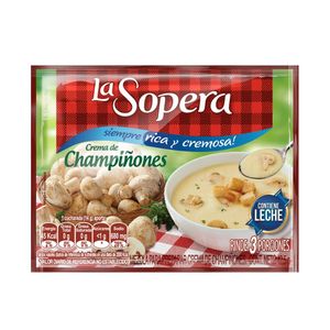 Crema La Sopera Chapiñones 42,5 G X3 Porciones