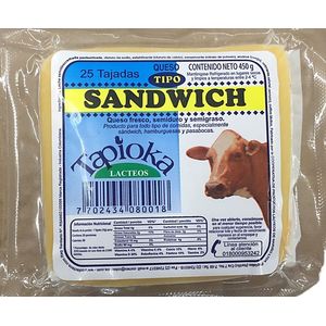 Queso Tapioka Sanduchero 450 G