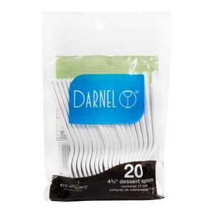 Cuchara Darnel Blanca Pequeña 20 Unds