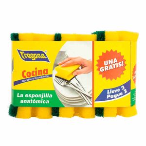 Esponja Fregona Cocina 3X2 Unds Oferta