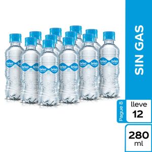 Agua Brisa sin Gas 280 Ml X12 Unds