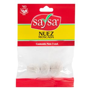Condimento Saysa Nuez Moscada X3 Unds