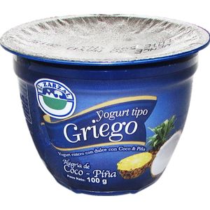 Yogurt El Zarzal Griego Coco Piña 100 G