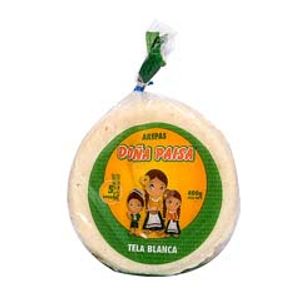Arepa Doña Paisa Tela Blanca 400 G X5 Unds