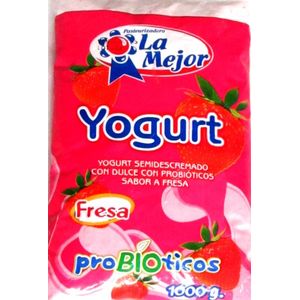 Yogurt La Mejor Fresa 1 Lt