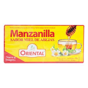 Té Oriental Manzanilla Y Miel 15 G X20 Unds