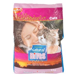 Alimento para Gato Nat Bites Cats 8 Kg