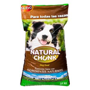 Alimento Perro Natural Chunk 25 Kg