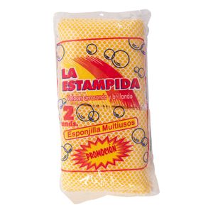 Esponja La Estampida Multiuso X2 Unds