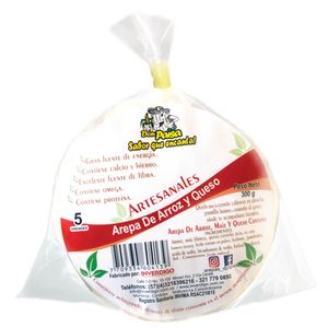 Arepa Don Paisa Arroz Queso 300 G X5 Unds