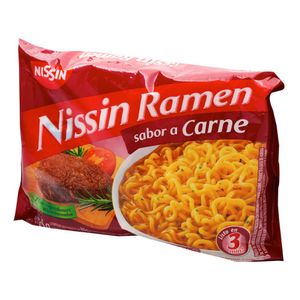 Sopa Nissin Foods Instantánea Ramen Carne 85 G