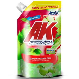 Lavaloza Liquido Ak Manzana Verde Doypack 360 Ml