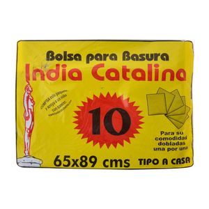 Bolsa de Basura India Catalina Tipo a Casa X10 Unds