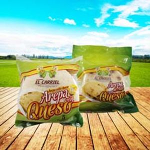 Arepa El Carriel con Queso 400 G X5 Unds