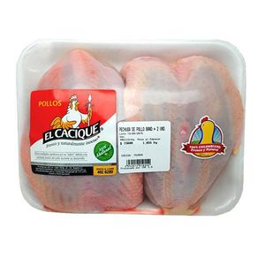 Pechuga de Pollo El Cacique sin Piel X2 Unds