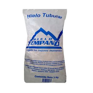 Hielo Foca Tubular Bolsa Pequeña 3 Lt