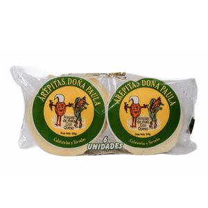 Arepa Doña Paula con Queso 500 G X6 Unds