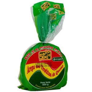Arepa Doña Aleja con Queso 600 G X6 Unds