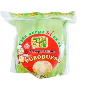 Arepa Doña Aleja con Queso 600 G X6 Unds