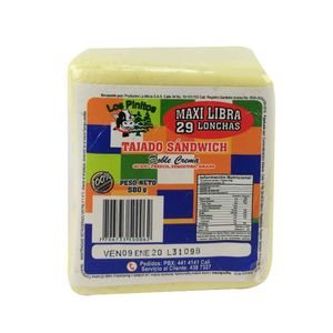Queso Los Pinitos Sandwich Tajado 580 G