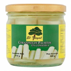 Palmito El Nogal Corazones 410 G