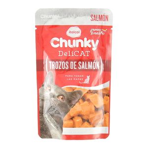 Alimento para Gato Chunky Delicat Trozo Salmón 80 G