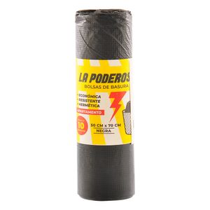Bolsa de Basura La Poderosa Negra X10 Unds
