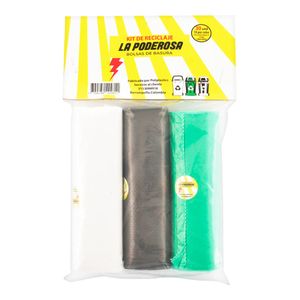 Kit La Poderosa Reciclaje 51x60 X3 Rollos