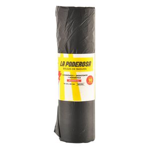 Bolsa de Basura La Poderosa Negra X10 Unds