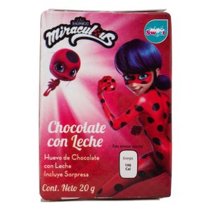 Huevo de Chocolate Grezon Miraculous Surtido 20 G