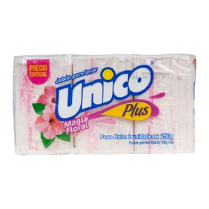 Jabón Único Plus Floral 250 G X3 Unds