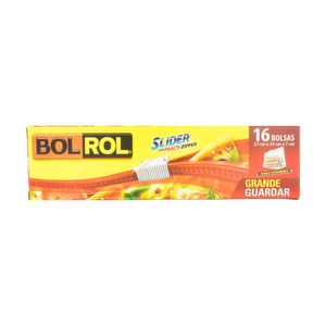 Bolsa Bol Rol Grande Guardar Zipper X16 Unds