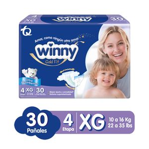 Pañal Winny Gold Fit Etapa 4 X30 Unds