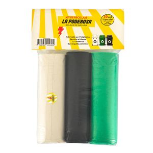 Kit La Poderosa Recicla 65x90 Cm X3 Rollos