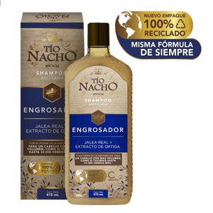 Shampoo Tío Nacho Anticaída Engrosador 415 Ml