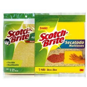 Paño Scotch Brite Asorbente Multiuso X2 Unds