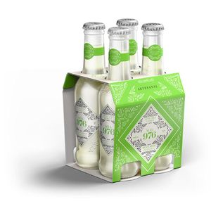 Agua Tónica Mil 976 Jengibre Limón 207 Ml X4 Unds