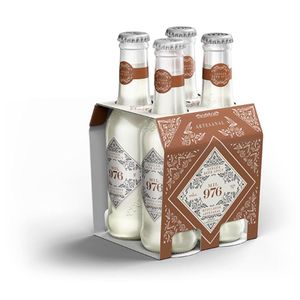 Agua Tónica Mil 976 Carbón Ginger 207 Ml X4 Unds