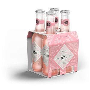 Agua Tónica Mil 976 Pink Artesanal 828 Ml X4 Unds